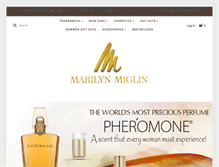 Tablet Screenshot of marilynmiglin.com